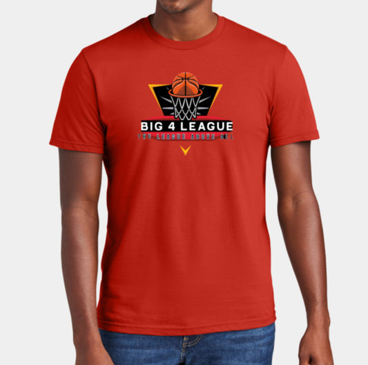 BIG 4 LEAGUE T-SHIRT RED