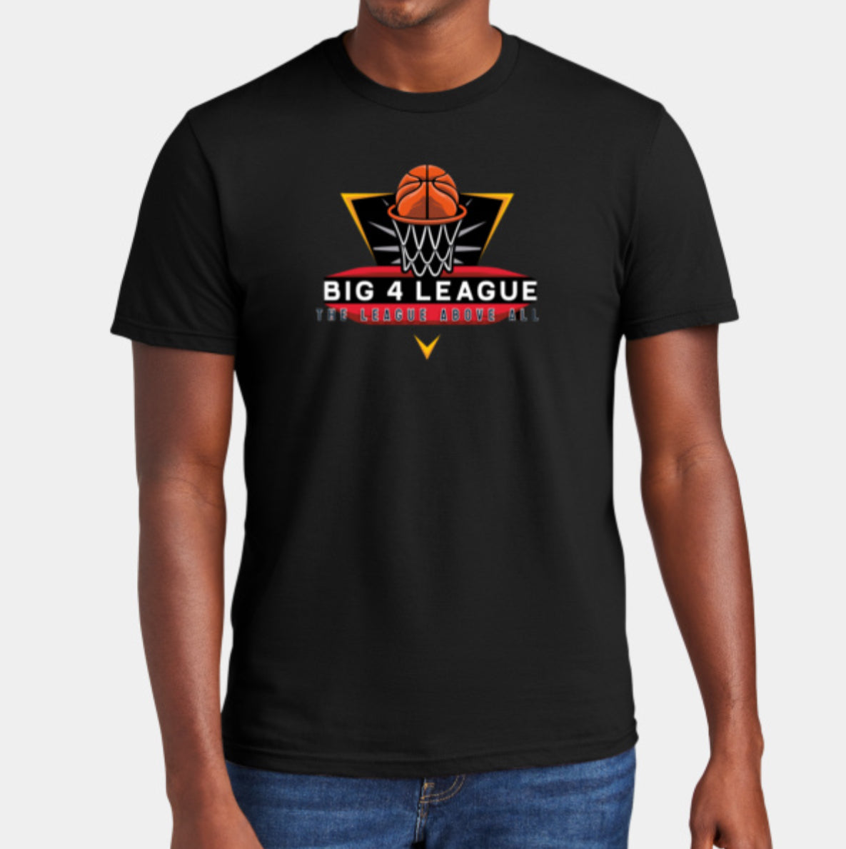 BIG 4 LEAGUE T-SHIRT BLACK