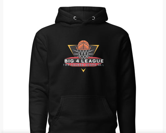 BIG 4 LEAGUE HOODIE BLACK