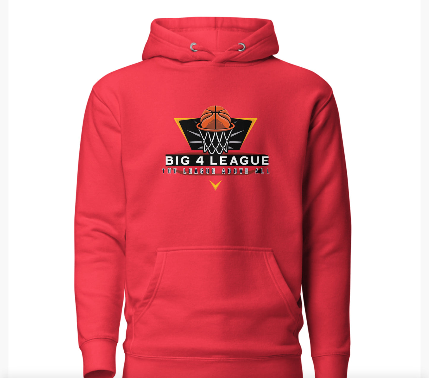 BIG 4 LEAGUE HOODIE RED
